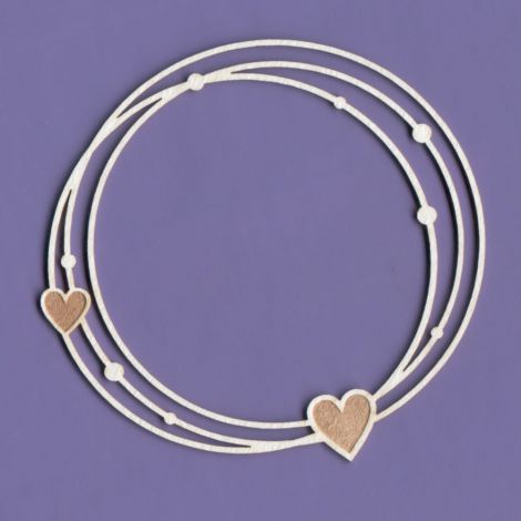 Tekturka Crafty Moly Ramka Simple Love Diana